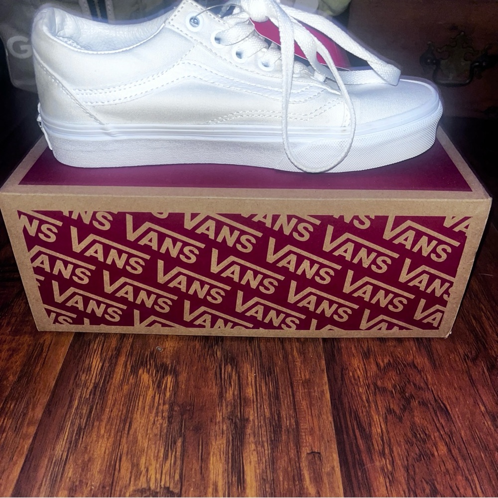 Vans Old Skool True White Shoes